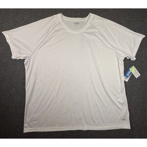 MTA Sport Mens Sz XXXL Athletic T-Shirt Short Sleeve Fast Dri White  Pullover
